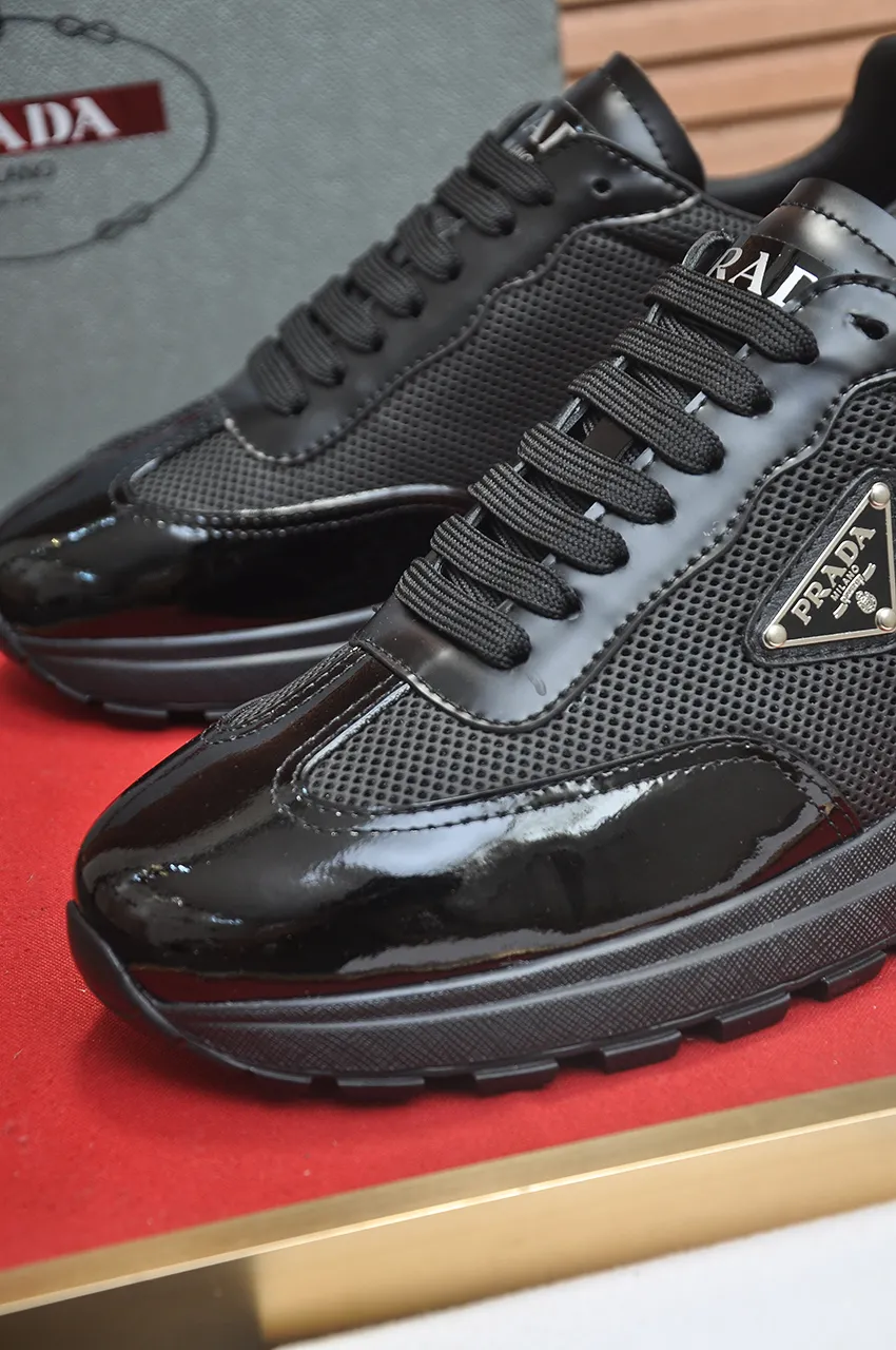 Men's shoes 💰580💶【PRADA】Top original, new season, high quality original goods, top imported calfskin with original imported glue, imported cowhide inside with original cowhide feet, original outsole! Quality guaranteed! Code 38-45 (45 customized)